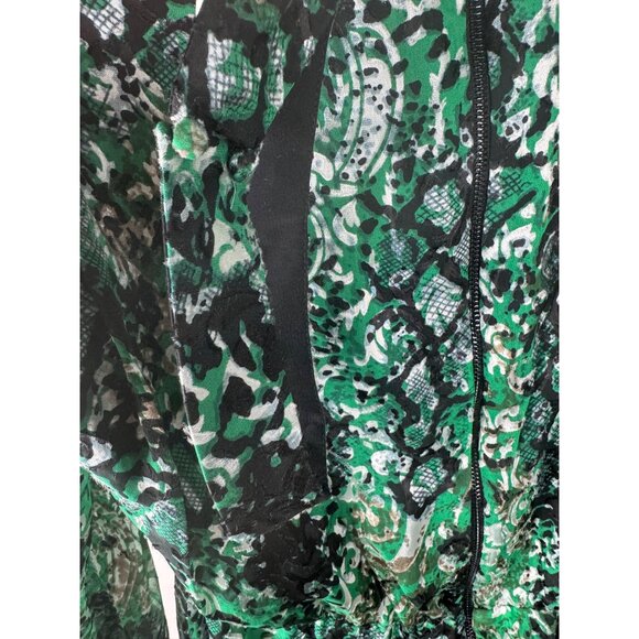 Alice + Olivia Rita Blouson Long Sleeve Mini Dress Size 14 NWT Silk Blend NWT - Picture 5 of 5